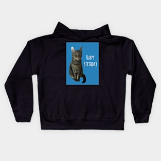 Happy Birthday Kitty Kids Hoodie